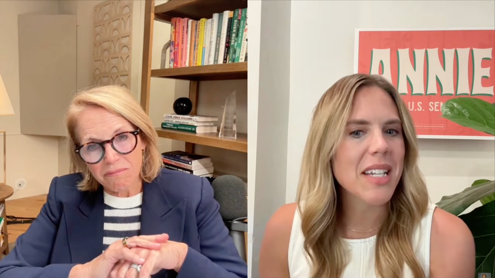 Katie Couric and South Carolina's Democratic nominee for the U.S. Senate Dr. Annie Andrews (Credit: Katie Couric/YouTube)